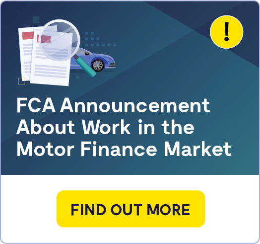 FCA Announcement About Work in the Motor Finance Market